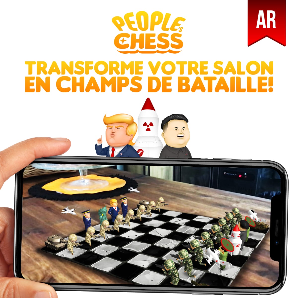 People's Chess Pits 'Dotard' Trump Against 'Rocket Man' Kim Jong-un In Glorious Fashion