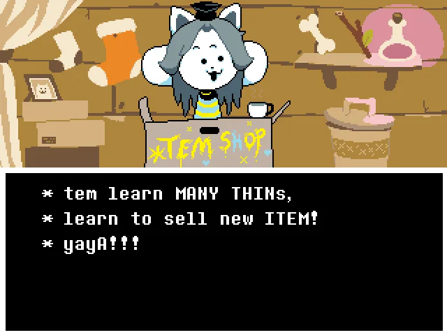 Tem Shopkeeper Best Video Game Merchant