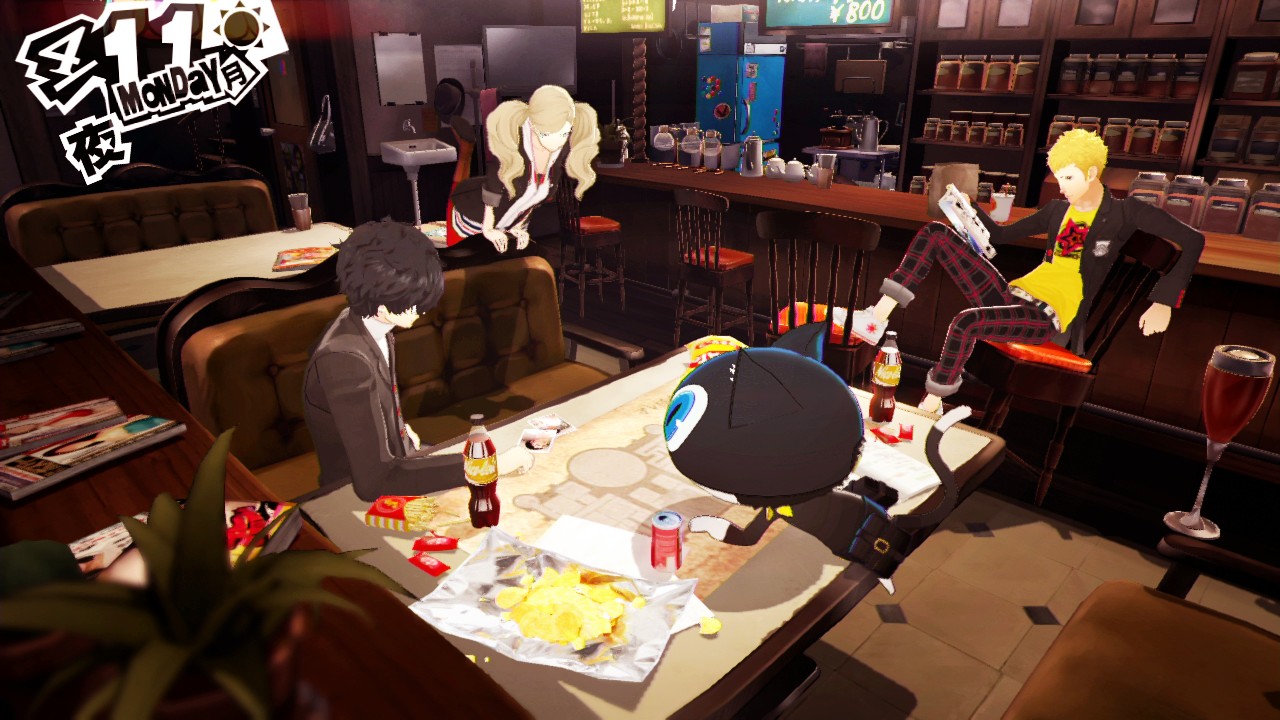 Persona 5 team meeting