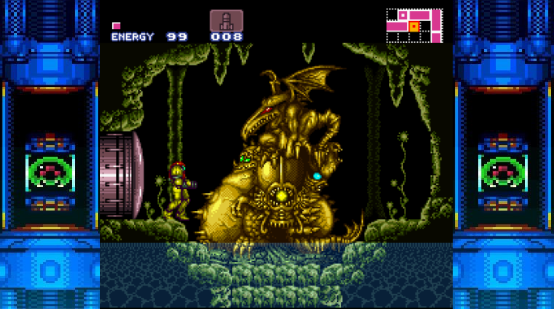 Super Metroid background design