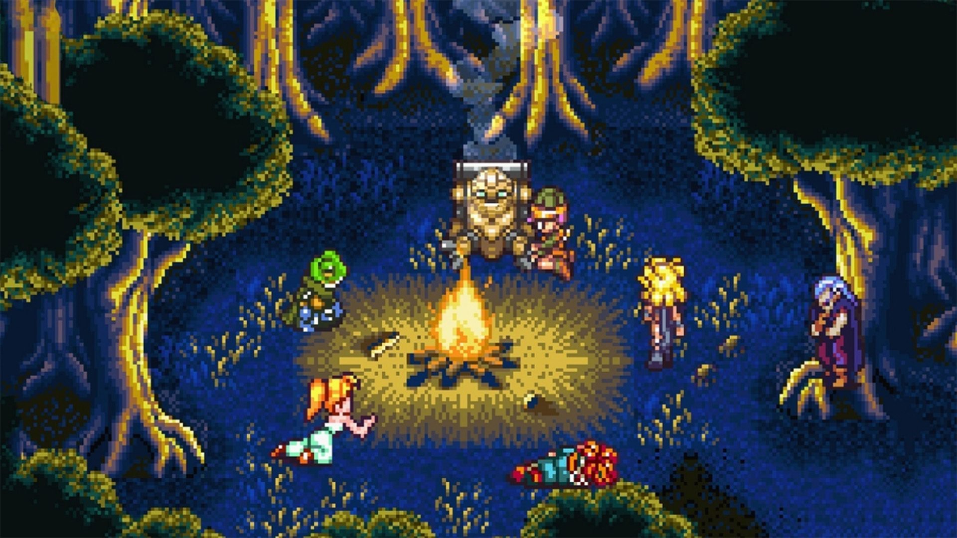 Chrono Trigger - campfire scene
