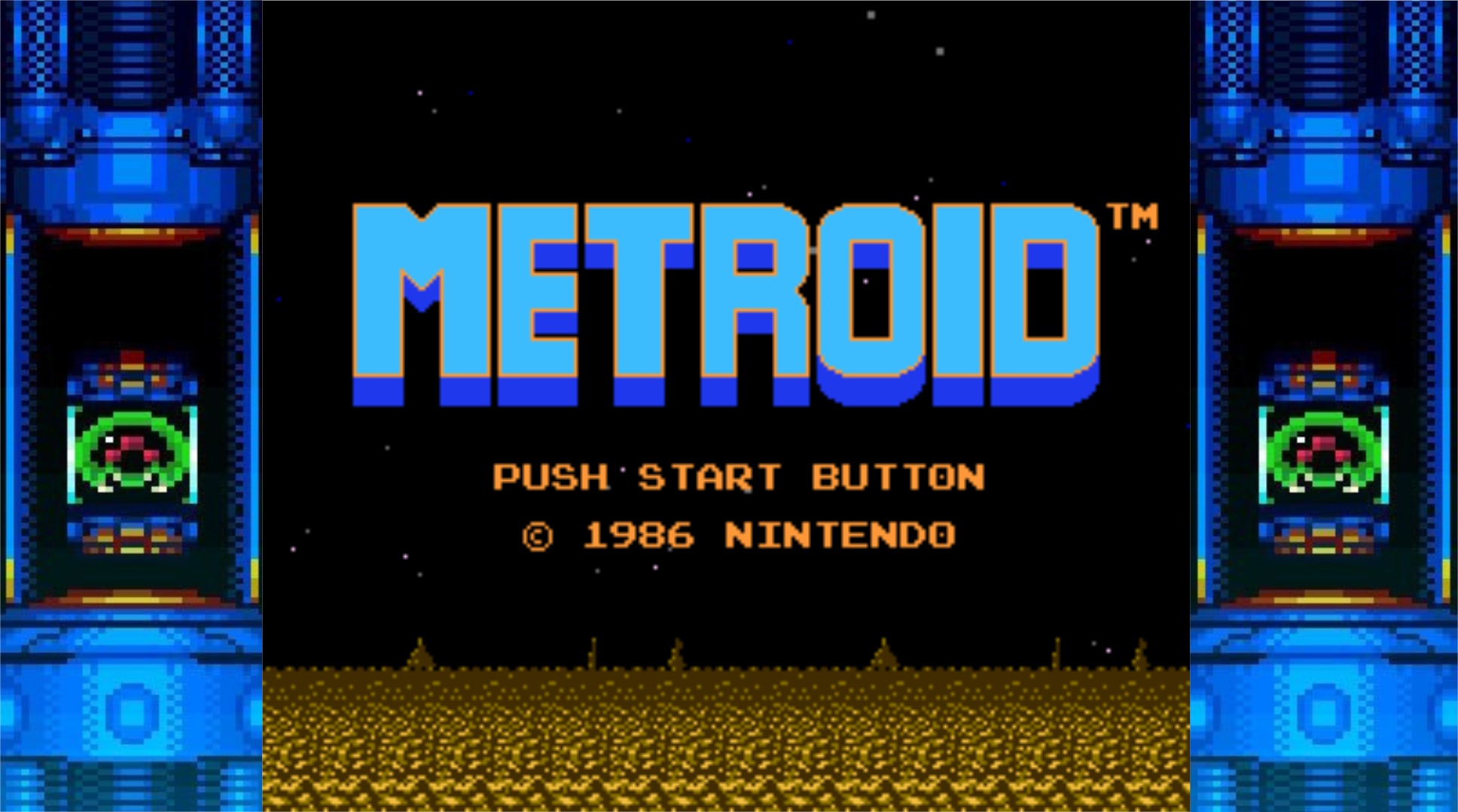 Metroid start screen