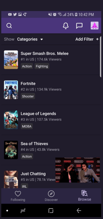 Melee Twitch viewership, Genesis 6