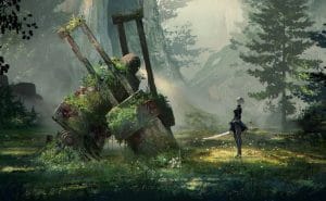 Nier Automata forest ruins
