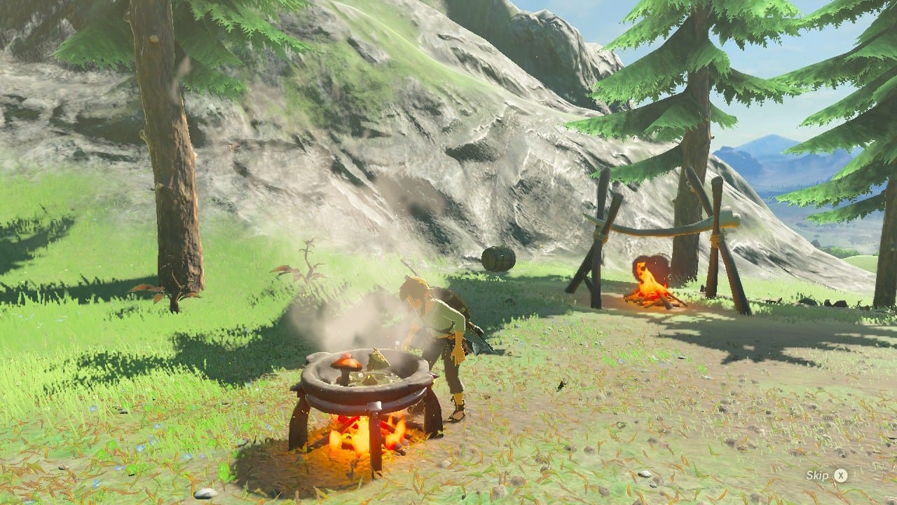 mushroom risotto Breath of the Wild