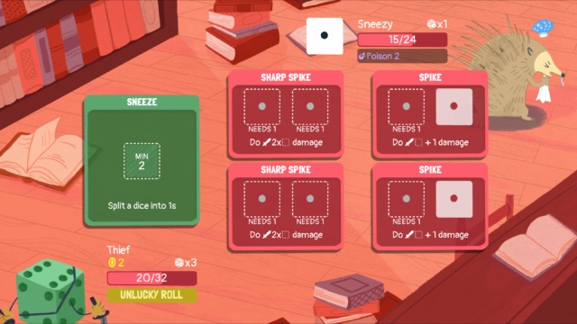 Dicey Dungeons Sneezy