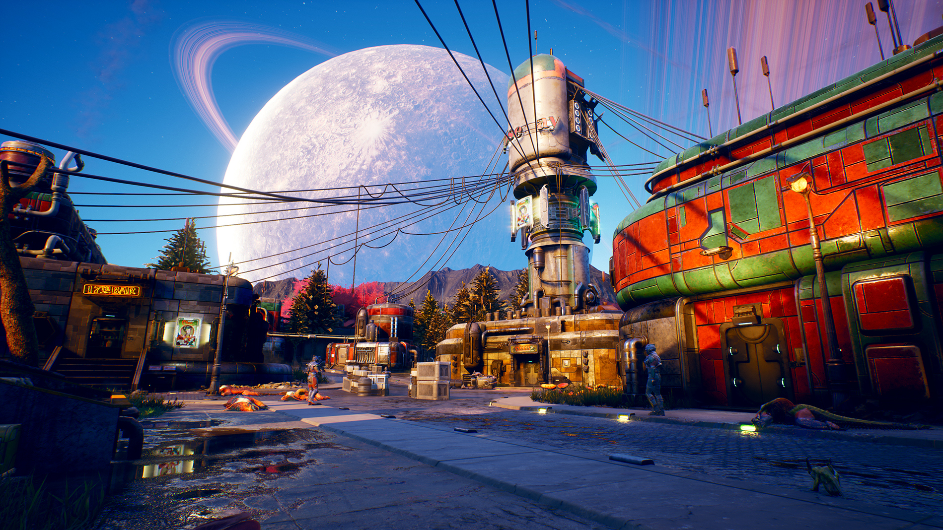 The Outer Worlds planet skyline
