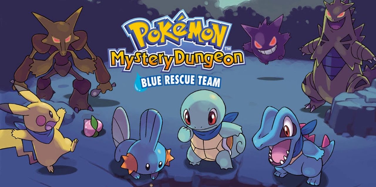 Pokémon Mystery Dungeon Blue Team cover art