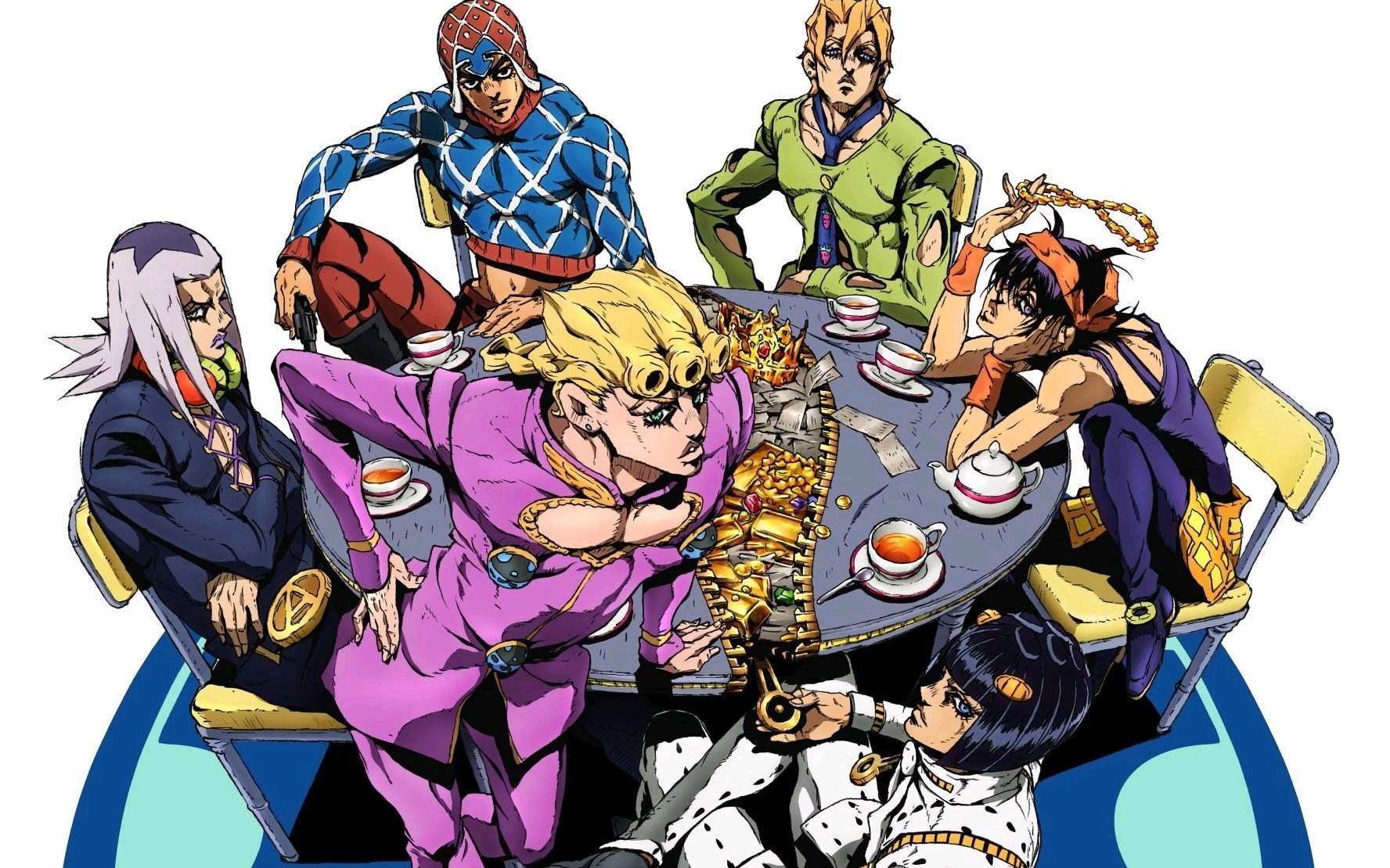 JoJo's Bizarre Adventure: Golden Wind promo art