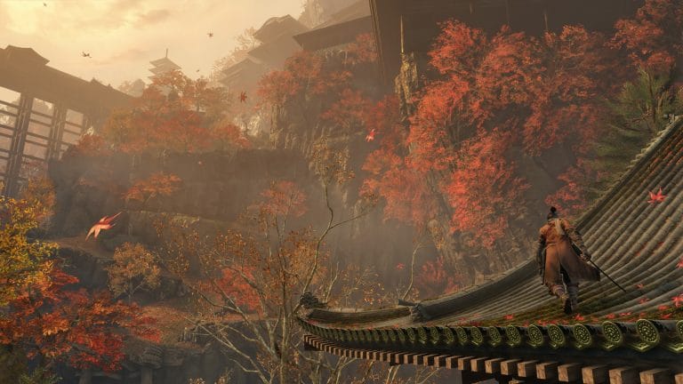 Sekiro: Shadows Die Twice autumn backdrop