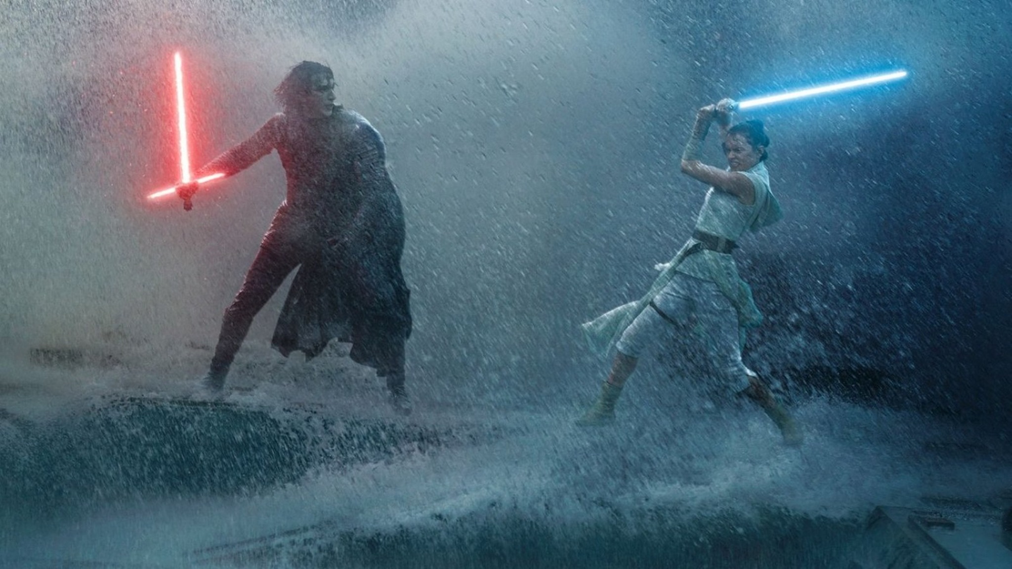 Star Wars: The Rise of Skywalker Rey versus Kylo Ren