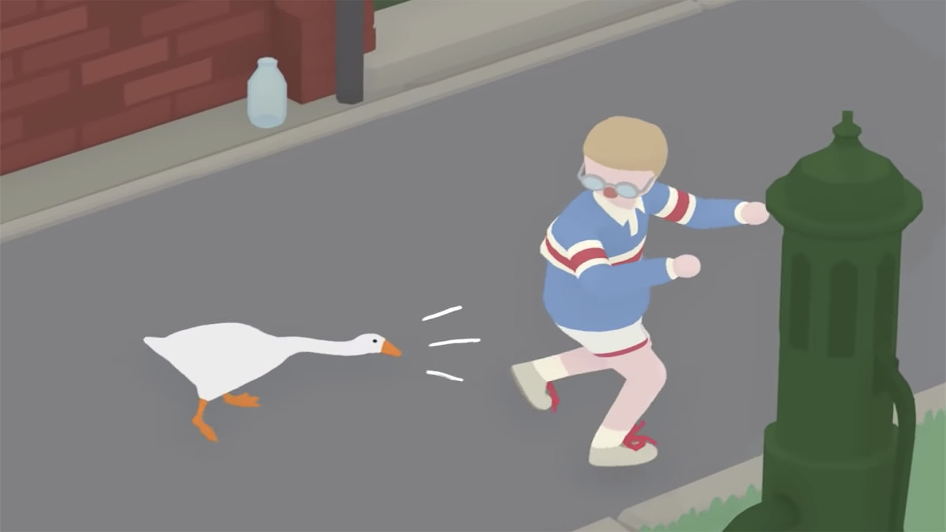 Untitled Goose Game mayhem