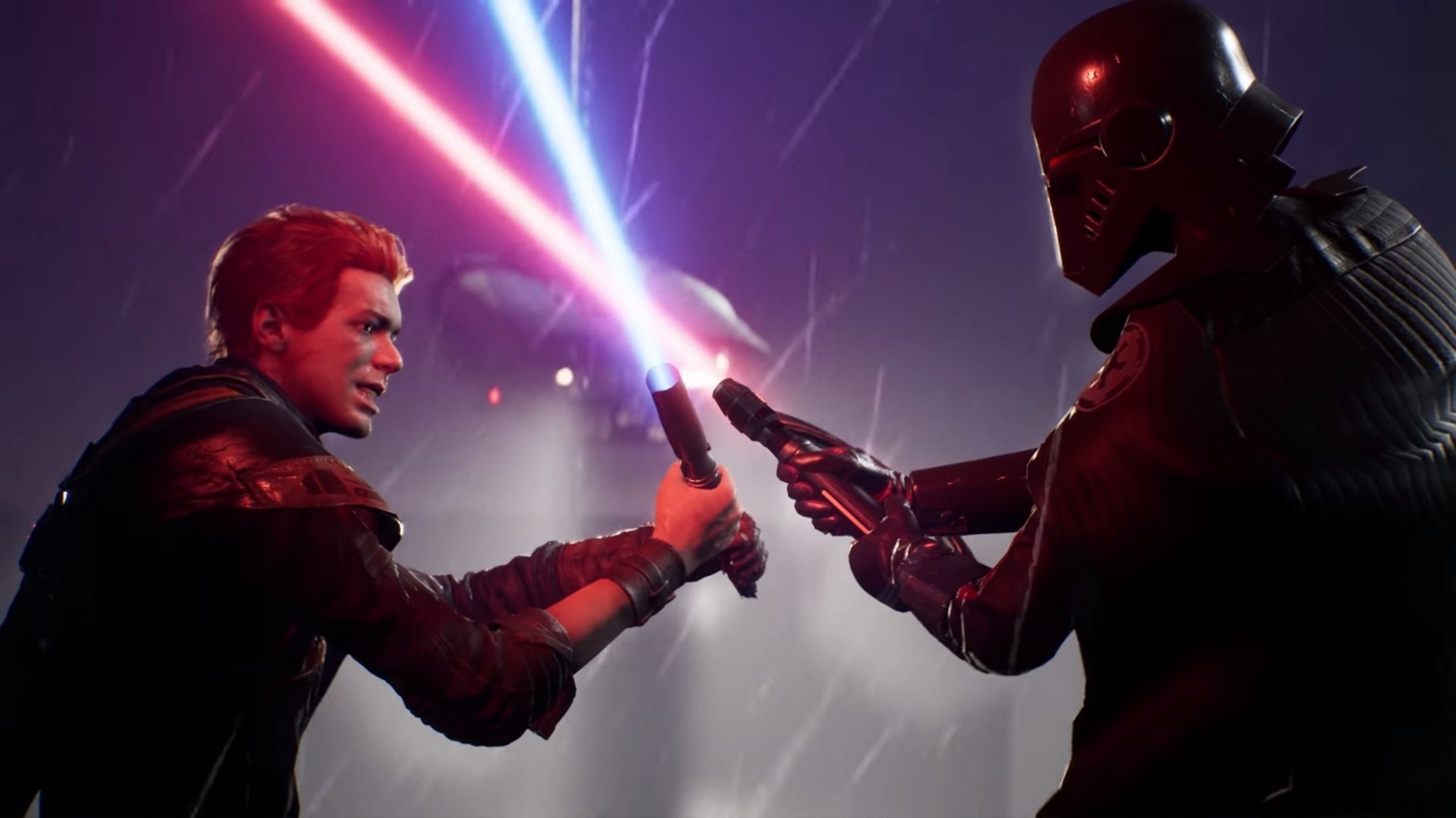 lightsaber battle in Star Wars Jedi: Fallen Order
