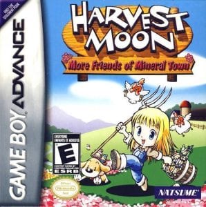 The cover art of Harvest Moon: More Friends of Mineral Town for Game Boy Advance