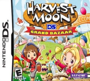 The cover art of Harvest Moon: Grand Bazaar for Nintendo DS