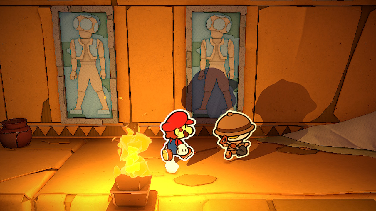Paper Mario and the Origami King gameplay