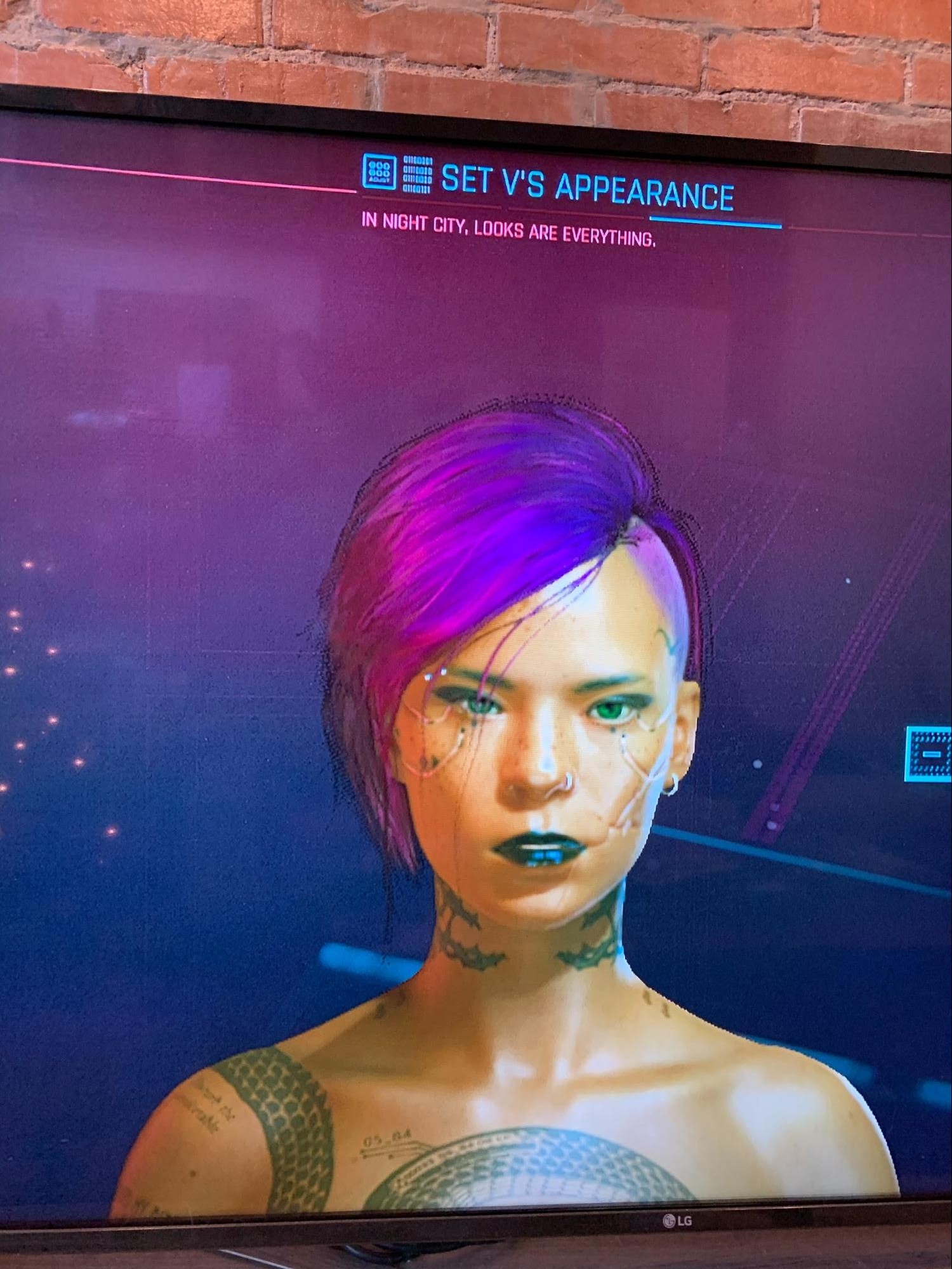 Cyberpunk 2077 character creator