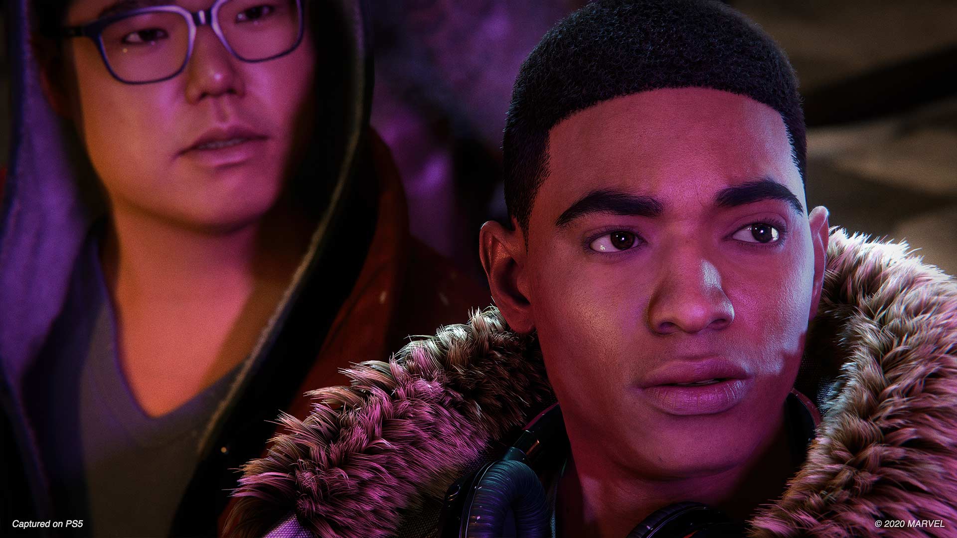 Spider-Man: Miles Morales cutscene capture on PS5
