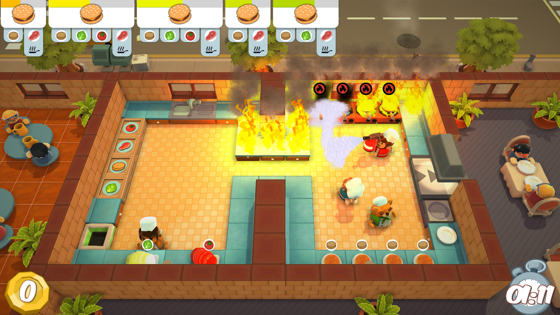 Best Mom Games - Overcooked!