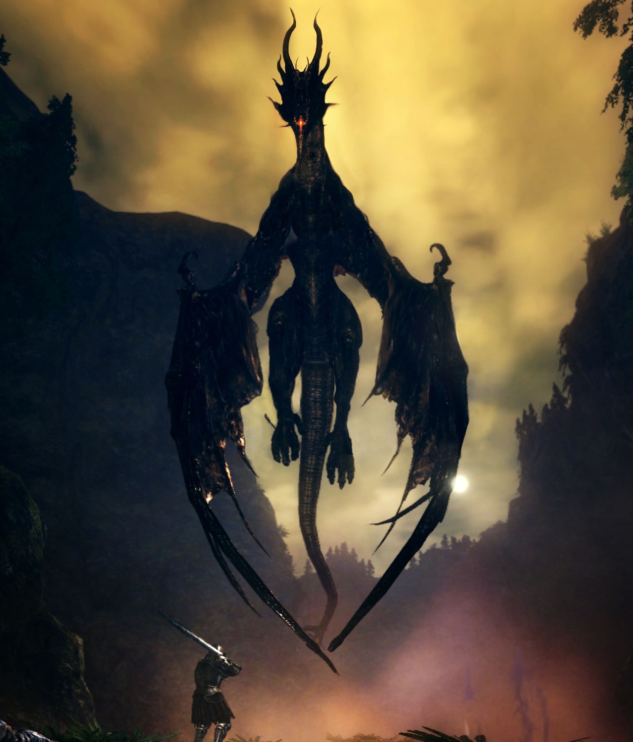 Black Dragon Kalameet - Dark Souls bosses ranked