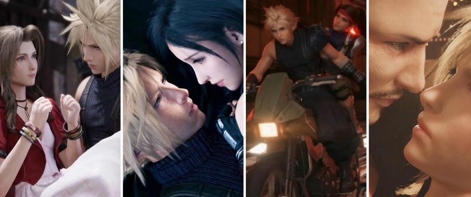 Final Fantasy VII Remake - Love Interests, Cloud Aerith Jessie Tifa Andrea