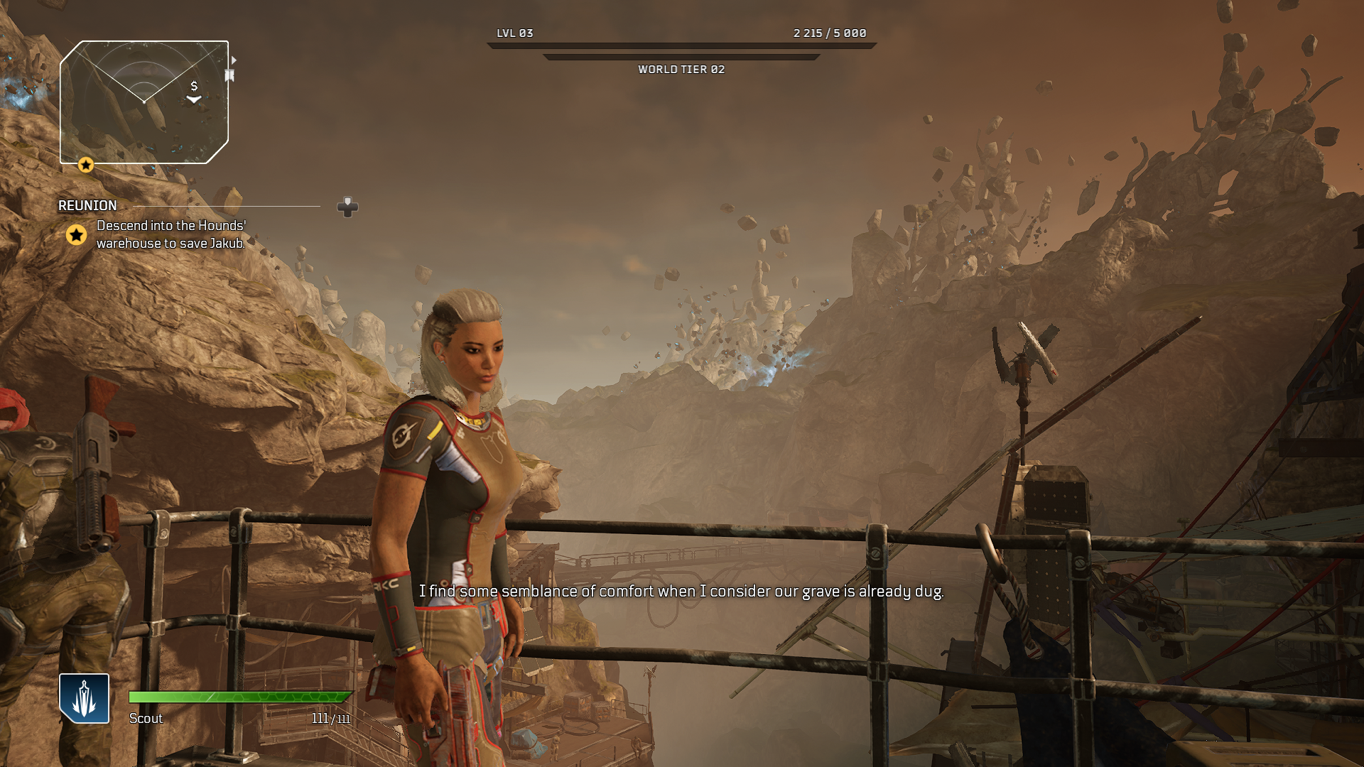 Outriders demo character