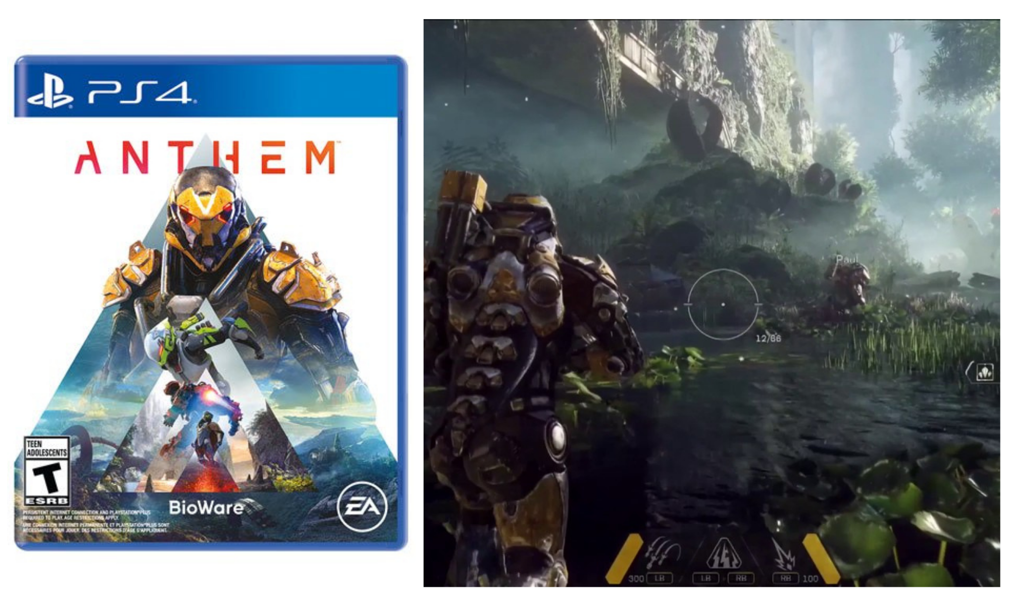 Anthem cover art and gameplay