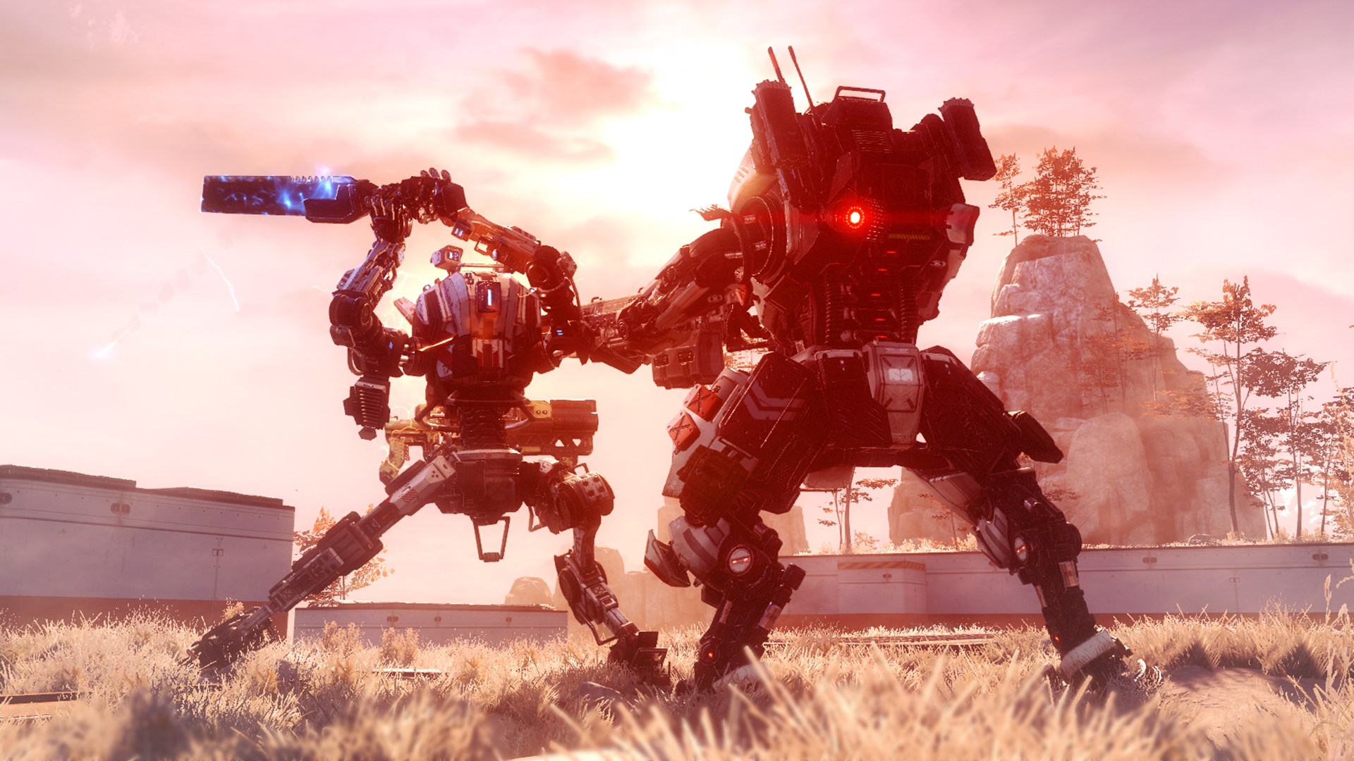 Titanfall 2 campaign - titan vs. titan fight