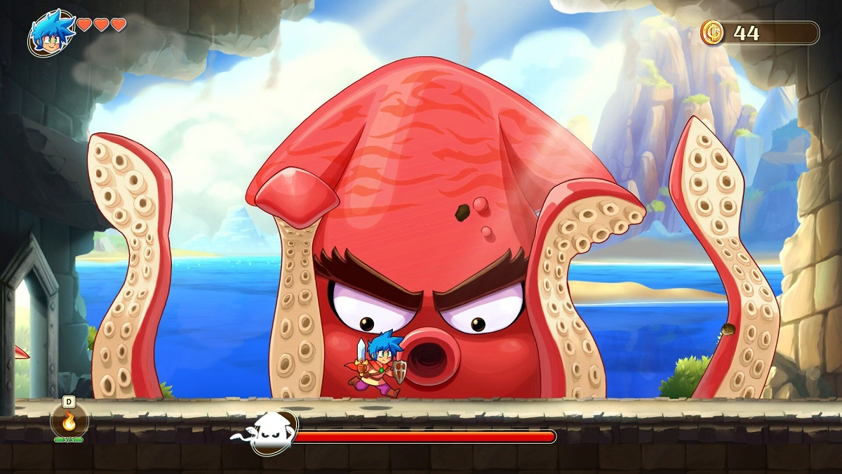 Impressive hand drawn games - Monster Boy and the Cursed Kingdom