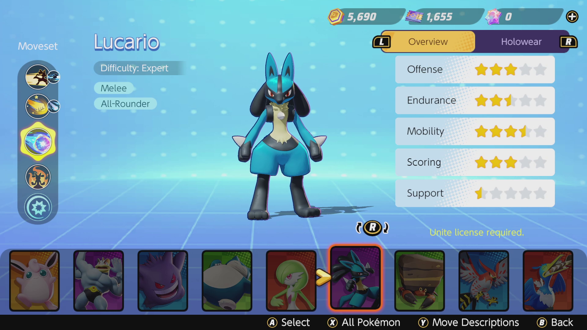 Pokémon Unite tier list - All-Rounders - Lucario