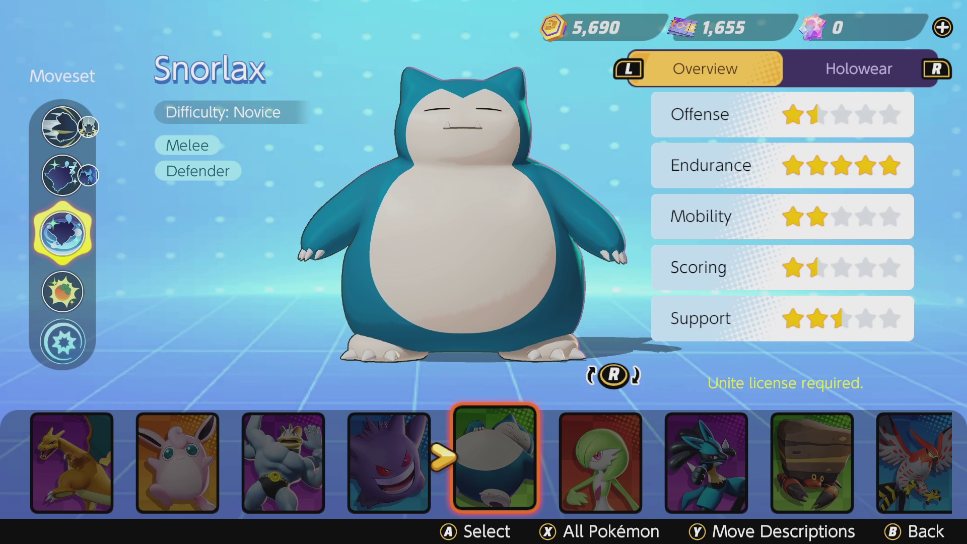 Pokémon Unite tier list - Defenders - Snorlax