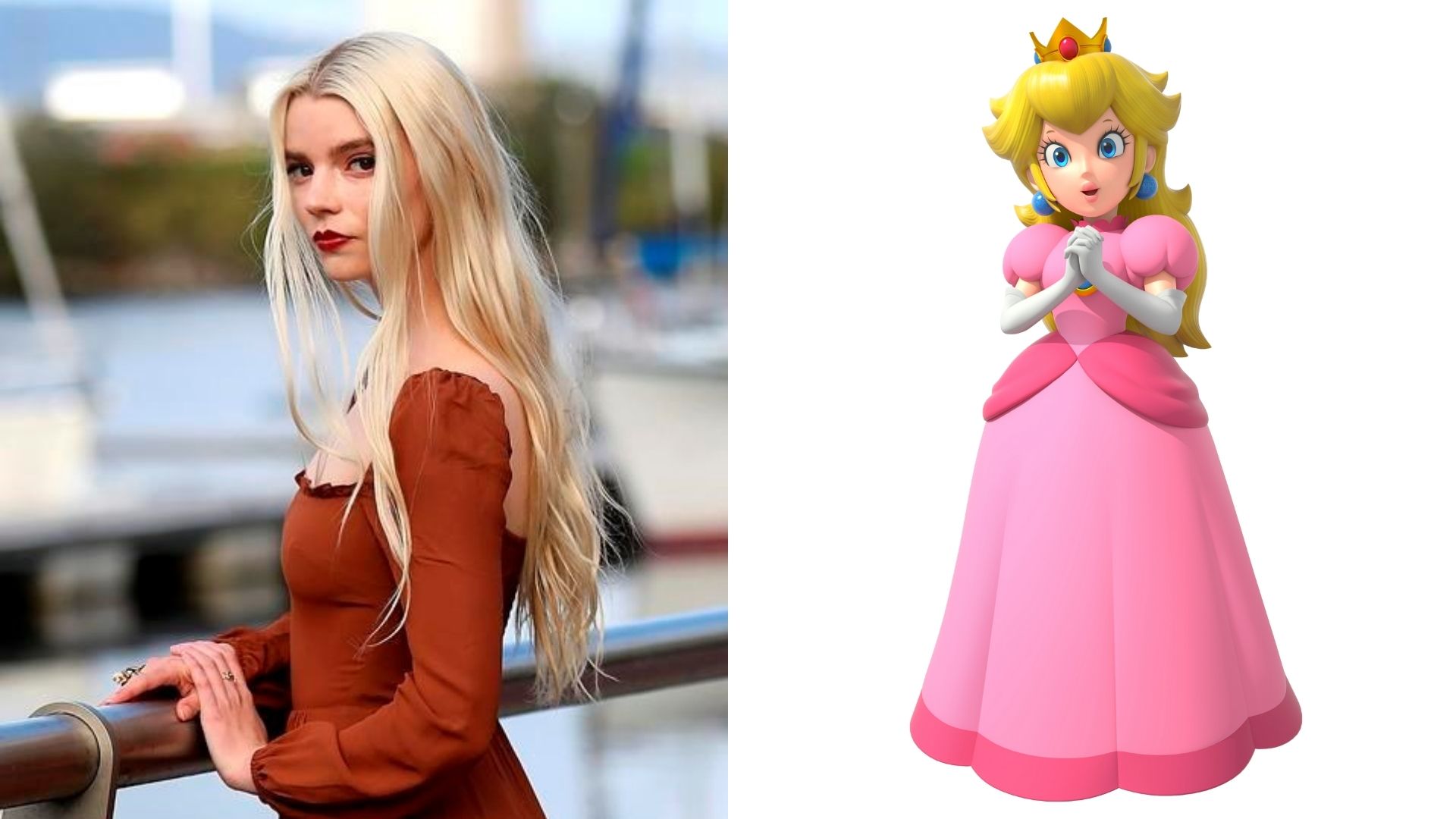 Anya Taylor-Joy as Princess Peach - Super Mario Bros. (2022)