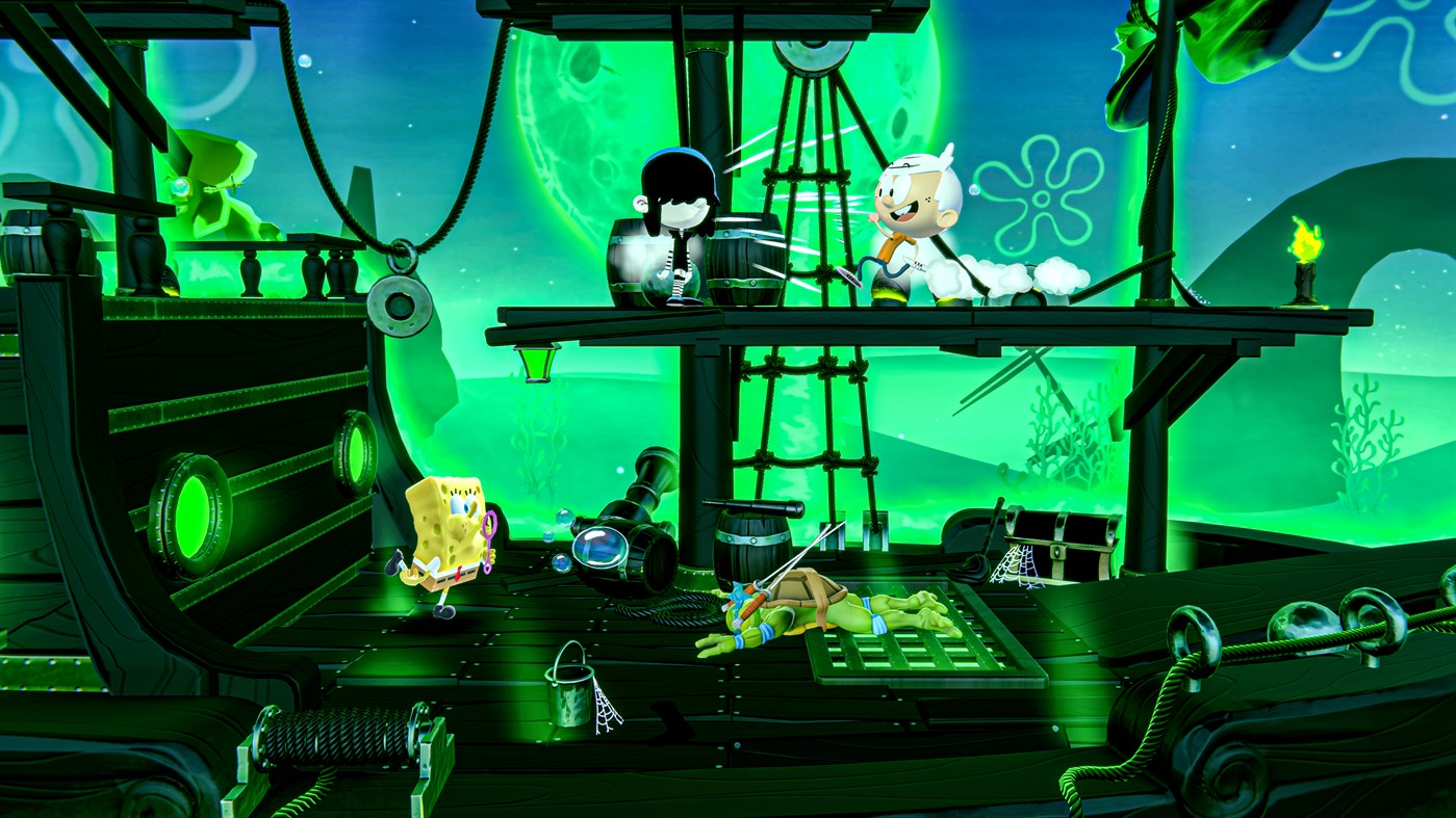 Nickelodeon All-Star Brawl Flying Dutchman stage