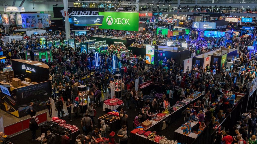 PAX East expo hall show floor
