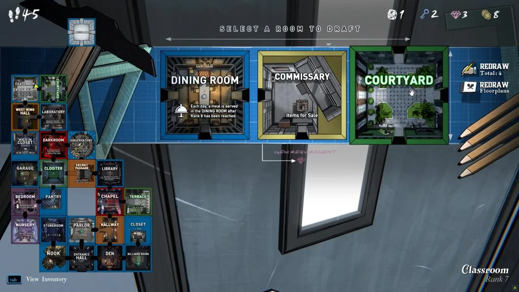 Blue Prince (2025) — This indie sensation is more of a roguelike, puzzle adventure than a mystery, but it's the sense of the unknown and what could be discovered at the end (a miraculous fortune, clues to a missing mother's destiny, a letter from a relative) that propel the player forward. Players are trying to make their way through a mansion that changes every day. You'll want a pen and paper to take notes on puzzles, clues, and destinations.