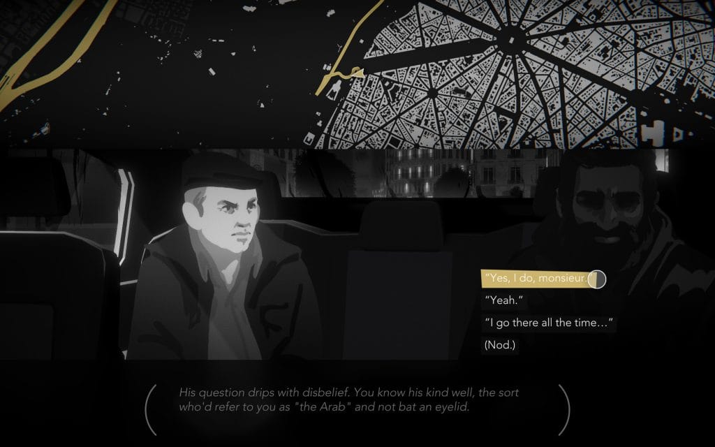 Night Call (2019) — The story of a recently attacked cab driver who’s pressured by Parisian police while trying to catch a serial killer before it’s too late. Extremely well-written customer dialogues, visually intriguing with its neo-noir aesthetic, and has great custom music. I personally find this one better than a cyberpunk game with a similar concept, Neo Cab. It's a relatively short game with a few cases and it was pretty glitchy. However, I enjoyed binging this game while it was part of a gaming subscription I had; while it may not charm everyone, I enjoyed the ride.