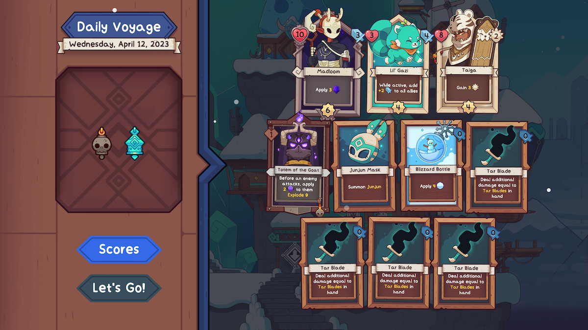 Wildfrost daily voyage