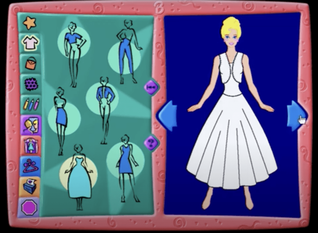 Barbie Fashion Designer - gameplay screenshot