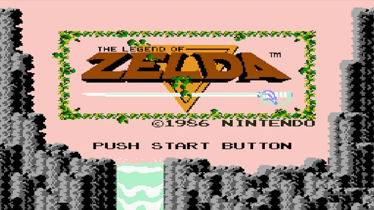 The Legend of Zelda (1986) - Title Screen