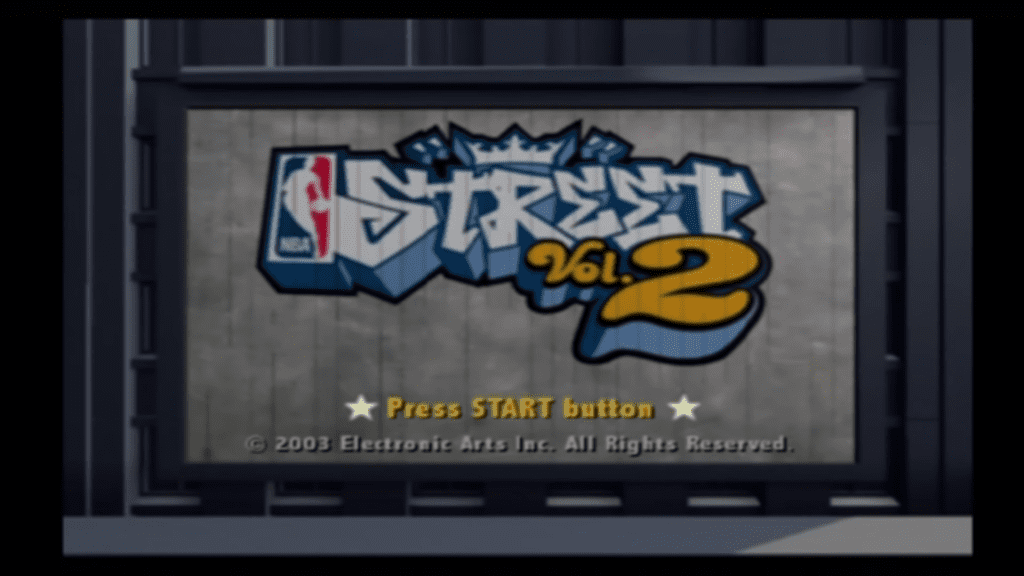 NBA Street Vol. 2 - Start Screen