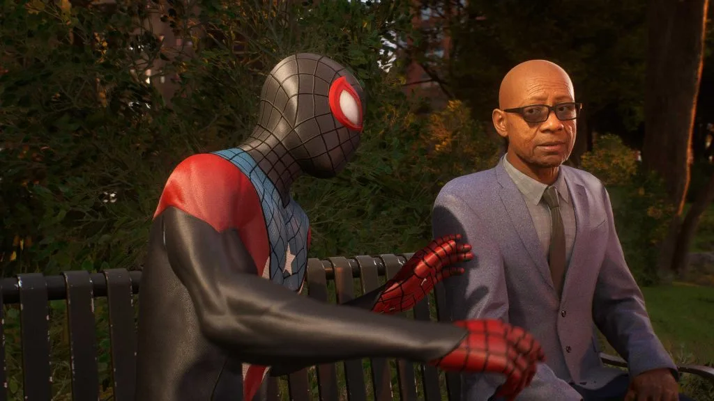 Marvel's Spider-Man 2 "Find Grandpa" side mission gameplay