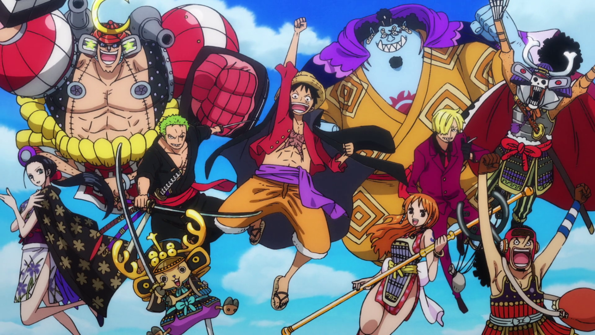 One Piece anime screenshot (Wano Country)