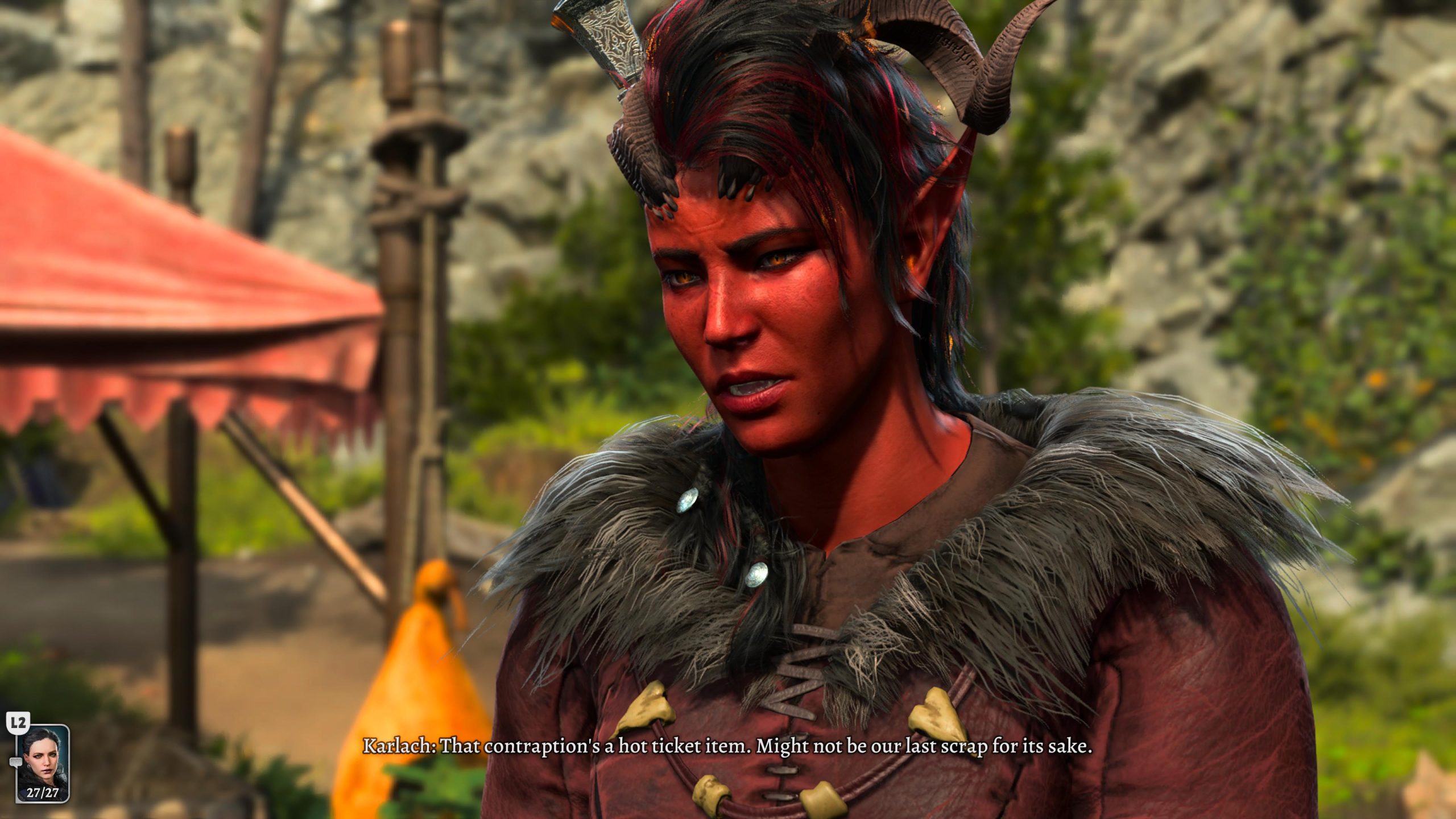 Baldur's Gate 3 Karlach dialogue
