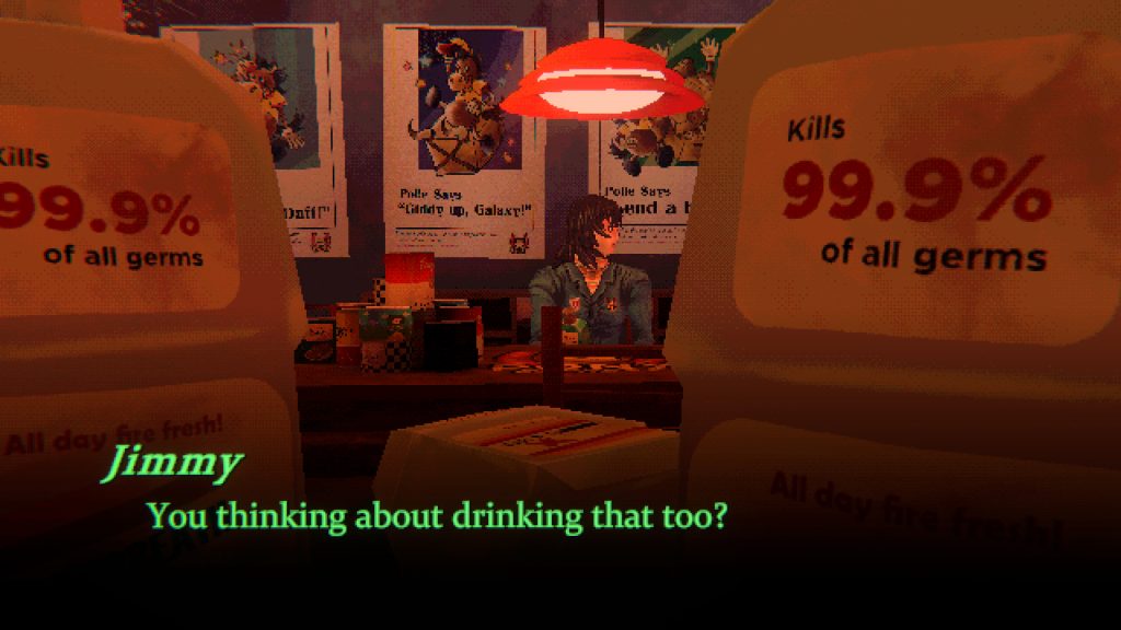 Mouthwashing review - Jimmy: You thinking about drinking that too?