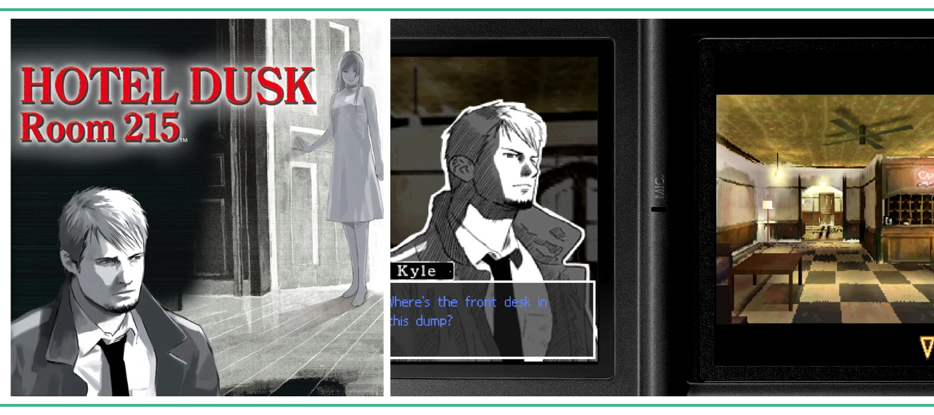 Best Nintendo DS games - Hotel Dusk: Room 215