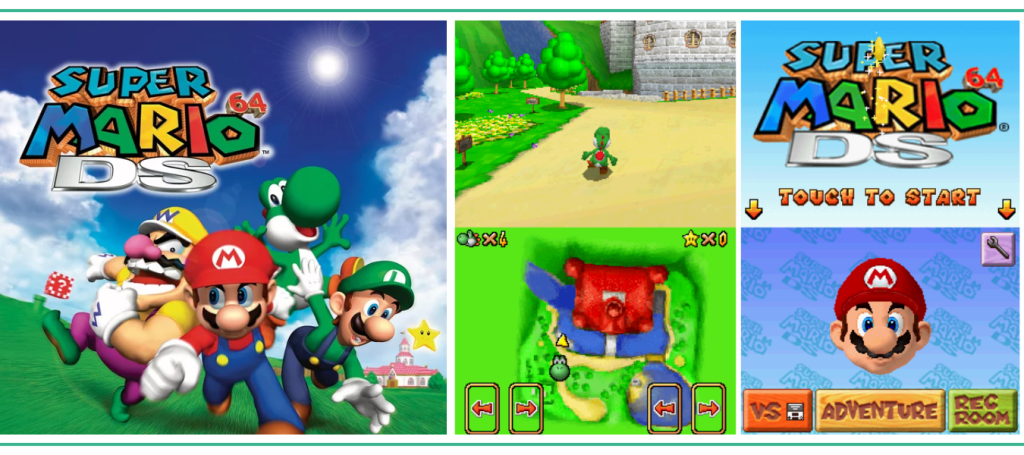 Best Nintendo DS Games of All Time - Super Mario 64 DS
