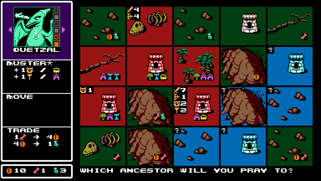 gameplay screenshot of Avianos from UFO 50