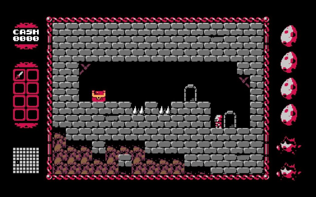 gameplay screenshot of Barbuta from UFO 50