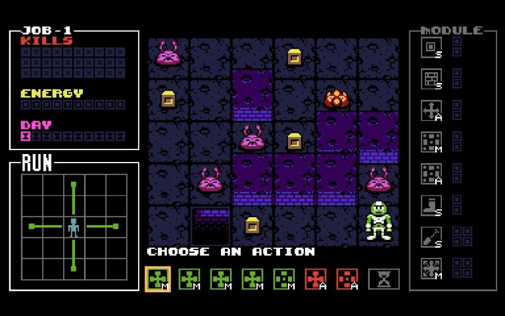 gameplay screenshot of Bug Hunter from UFO 50