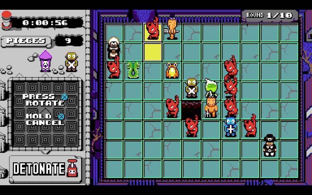 gameplay screenshot of Devilition from UFO 50